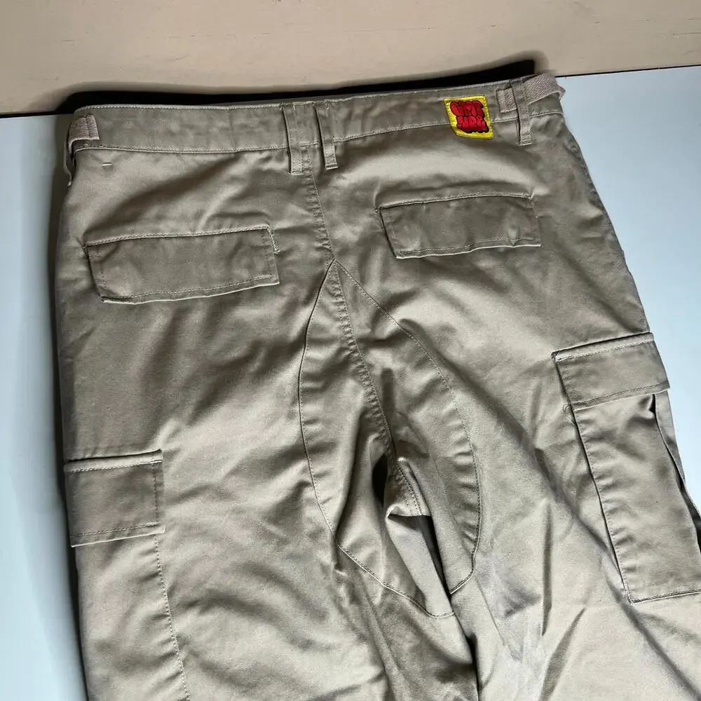 Empyre Cream Cargo Pants Mens 32 Straight Leg Skate‎ Streetwear Utility